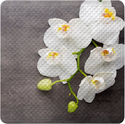 Sanilo Badematte »Pretty«, 53 x 53 cm, Grau, Quadratisch