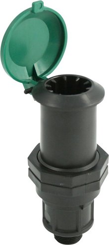 MARLEY Wassersteckdose »Kaltwasserleitung«, Kunststoff (PP), 3/4 Zoll - schwarz | gruen