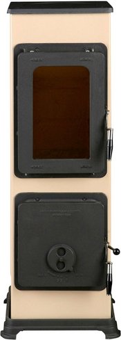 THORMA Werkstattofen »Bozen AT«, cappuccinofarben, Stahlblech, 5 kW, Zeit- und Dauerbrand geeignet - beige