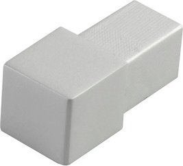 Fuchs Design Fliesenschiene, BxL: 12,5 x 3 cm, Aluminium - silberfarben