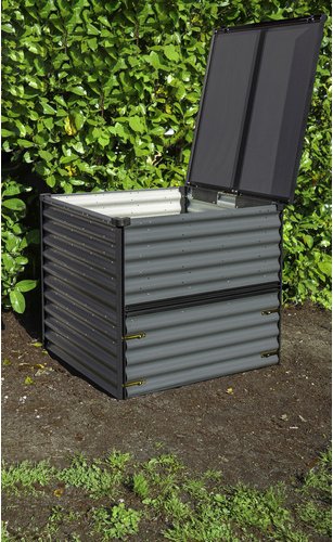 VITAVIA Komposter »Tomma«, Ø x H: x 87,2 cm, Zincalume® - grau