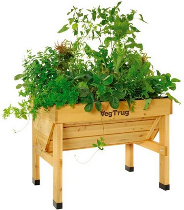 VegTrug Hochbeet »Klassik«, Natur, LxBxH: 100 x 100 x 80 cm - beige