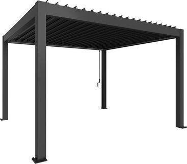 Thumbnail - BIOHORT Pergola »Gr. 4x3,5«, BxHxT: 404,5 x 255 x 367,5 cm, dunkelgrau-metallic