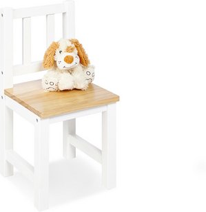 Pinolino Kinderstuhl, BxHxL: 26 x 55 x 26 cm, weiß/natur - weiss