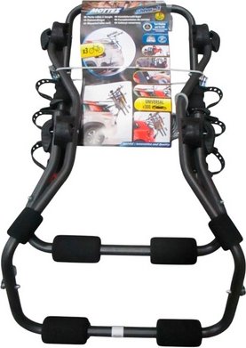 Fahrradträger, für die Heckklappe, für 3 Fahrräder - grau