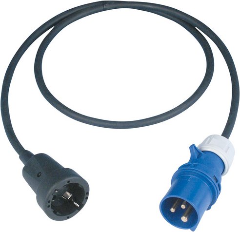 REV-Ritter Adapter-Leitung, 1,5 m, Schwarz