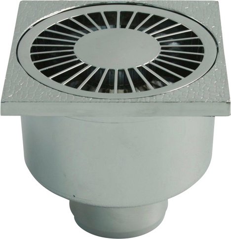 MARLEY Badablauf, Ø: 97 mm, Kunststoff - grau