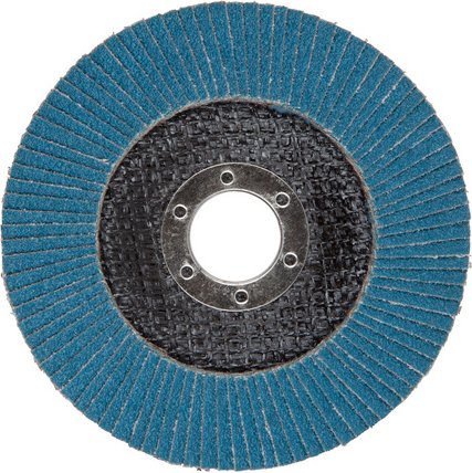 WOLFCRAFT Schleiflamellenteller, Ø 115 mm - blau