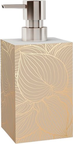 Sanilo Seifenspender »Hosta«, 165 mm - 70 mm, Beige, Rechteckig