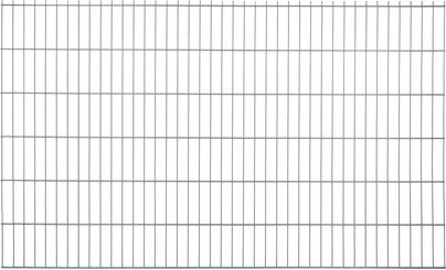 FLORAWORLD Doppelstabmatte »Comfort«, HxL: 1230 x 2010 mm, Stahl, witterungsbeständig - grau