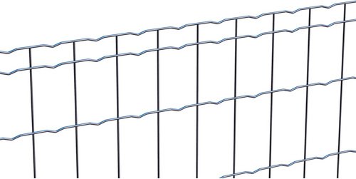 Thumbnail - Schweißgitter, Stahl, anthrazit metallic, LxH: 2500 x 81 cm - grau