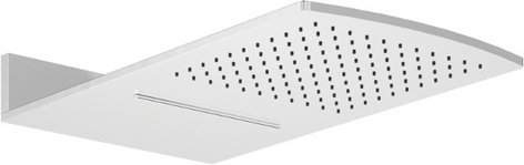 Chris Bergen Regenpaneel, Edelstahl, chrom - silberfarben