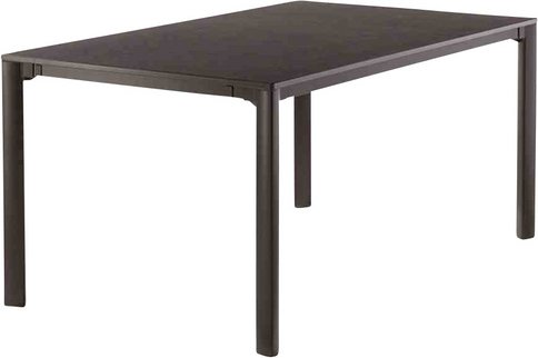 SIEGER Tisch, mit Vivodur-Tischplatte, BxTxH: x 95 x 75 cm - grau