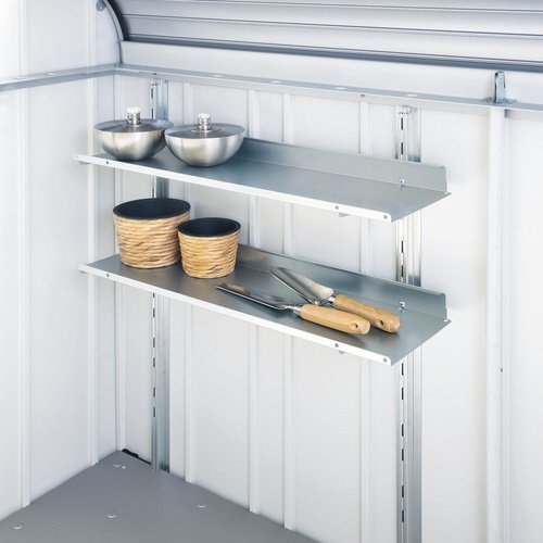 BIOHORT Regalset »StoreMax«, Stahlblech - silberfarben