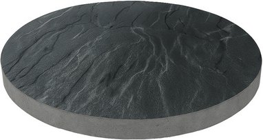 Mr. GARDENER Bodenplatte, basalt - schwarz