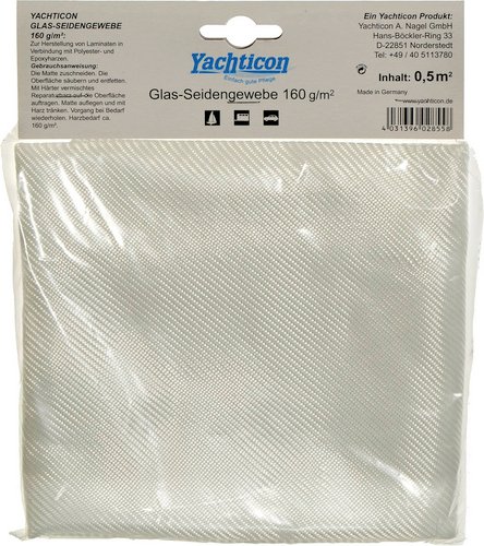 Yachticon Glasfaser-Matte, Inhalt: 0,16 kg, Glasfaser - weiss