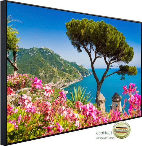 papermoon Infrarotheizung »EcoHeat - Kampanien Amalfiküste«, Matt-Effekt - bunt