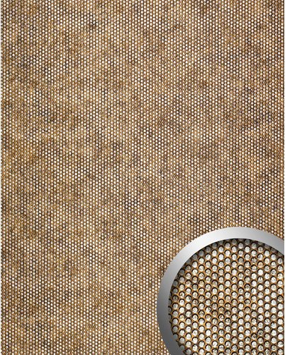 wallface Dekorpaneele, used look, glatt - braun