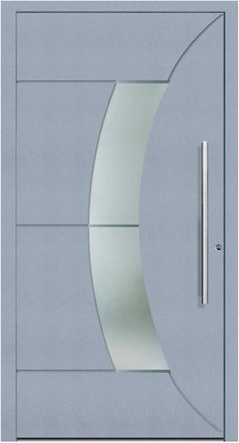 KNOCK Aluminium-Haustür »Terra Nova«, grau