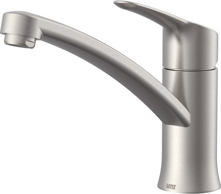 LENZ Küchenarmatur »KIRA«, 3/8", Messing, edelstahlfarben - silberfarben