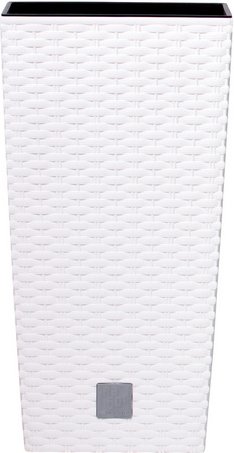 PROSPERPLAST Blumentopf »Rato Square«, BxHxL: 400 x 750 x 400 mm, witterungsbeständig - weiss