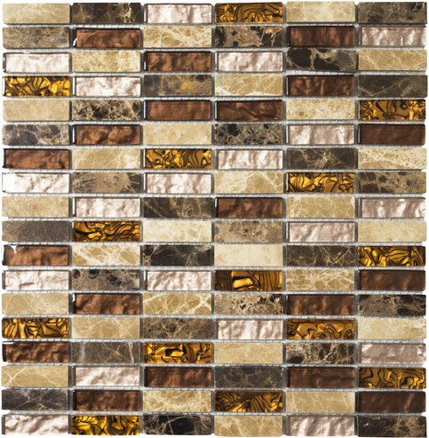 HuH Mosaik Mosaikfliese »Nature«, BxL: 30,4 x 29,8 cm, Wandbelag - beige