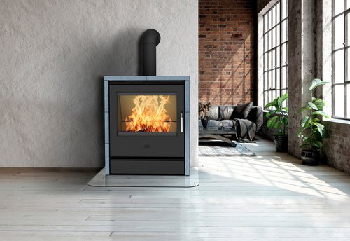 FIREPLACE Kaminofen »Rönky«, schwarz, Speckstein, 11,2 kW, Dauerbrand geeignet