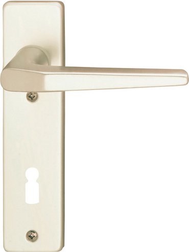 ALPERTEC Kurzschild-Garnitur »Florence«, Aluminium - silberfarben