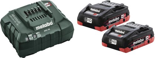 METABO Akku-Set, 18 V, 4 ah - schwarz