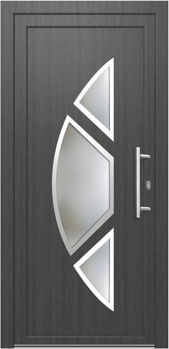 KNOCK Kunststoff-Haustür »Robusto«, grau