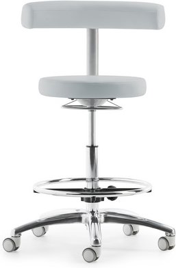 Mayer Sitzmöbel Drehstuhl »1281«, BxH: 66 x 65 cm, grau