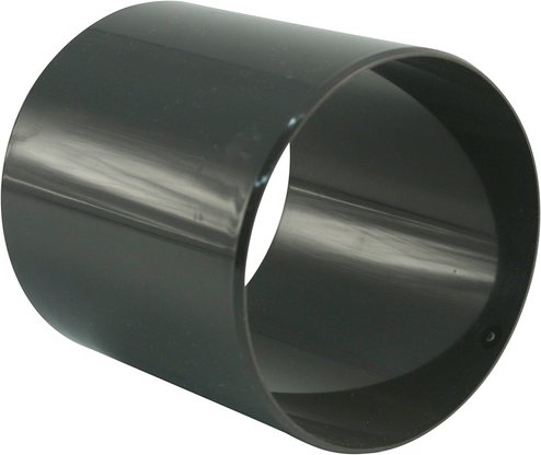 MARLEY Verbindungsmuffe, Hart-PVC (PVC-U) - schwarz