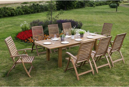 Thumbnail - MERXX Gartenmöbelset »Paraiba«, 8 Sitzplätze, Akazienholz - beige