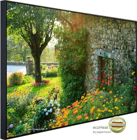 papermoon Infrarotheizung »EcoHeat - Französisches Landhaus«, Matt-Effekt - bunt