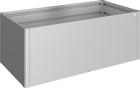 BIOHORT Hochbeet, 1,45 l, rechteckig - silberfarben