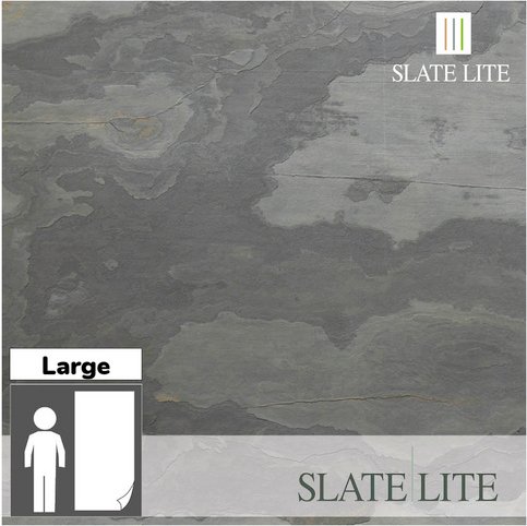 SlateLite Schieferfurnier »California Gold«, bunt, Leicht-Schiefer - grau