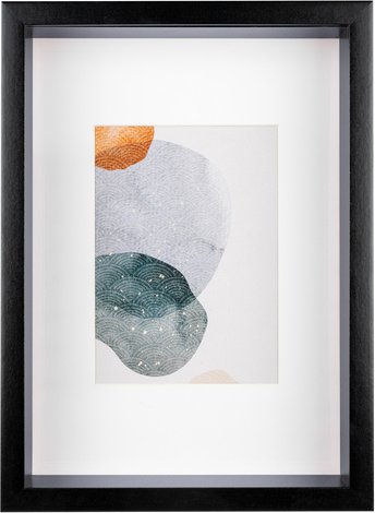 Walther Design Bilderrahmen »Shape 3D«, 21 x 29,7 cm, schwarz