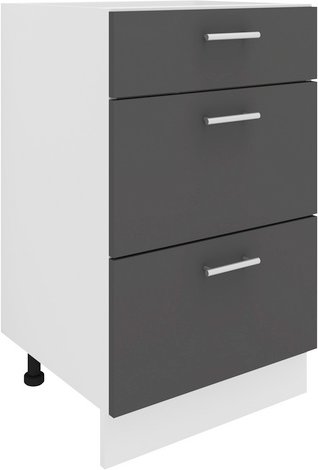 VCM Schrank »Esilo«, BxHxL: 50 x 82 x 46 cm - grau