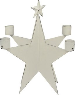 Flowerbox Kerzenhalter - weiss