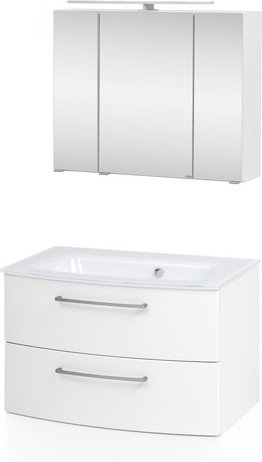 HELD MÖBEL Waschtisch-Set »STOCKHOLM«, 5-teilig - weiss