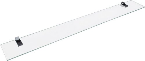 FACKELMANN Glasablage, BxHxT: 100 x 3,5 x 12,5 cm - transparent