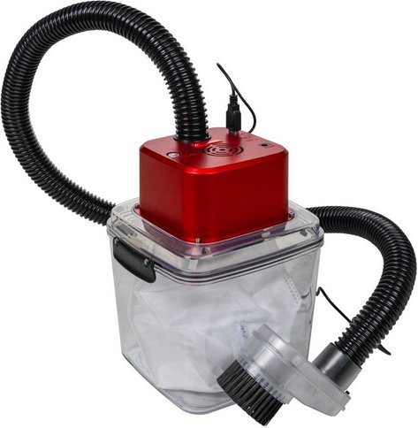 HOLZMANN-MASCHINEN Absauganlage »CTF45PCLEAN«, 72 W, 2,8 L, für CNC Tischfräsmaschine - rot