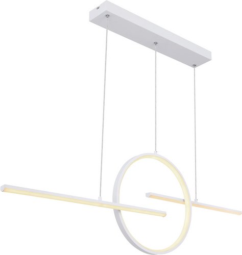 GLOBO LIGHTING Hängeleuchte, (BxHxL): 10,5 x 150 x 124 cm, Metall, 50 W - weiss