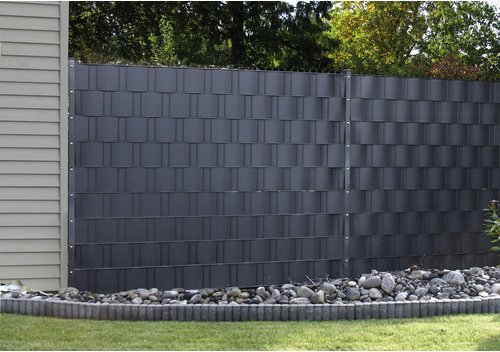 FLORAWORLD Sichtschutzstreifen »Comfort«, PVC, LxH: 251,5 x 19 cm - grau