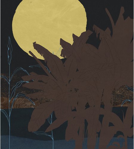 KOMAR Vliestapete, Sonne, bunt - braun