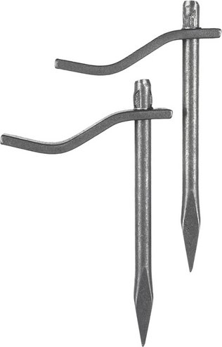 CONNEX Verputzhaken, Metall, 2 Stück - silberfarben