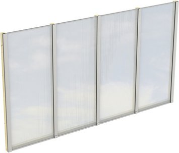 SKANHOLZ Seitenwand, BxH: 78,5 x 200 cm, Holz, natur