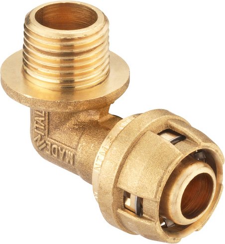 CORNAT Winkel, 1", Messing - goldfarben