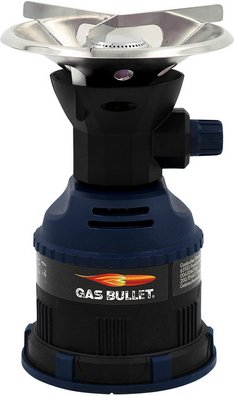 Gas Bullet Kartuschen-Gaskocher »Metal Piezo«, 12x12x19 cm, schwarz