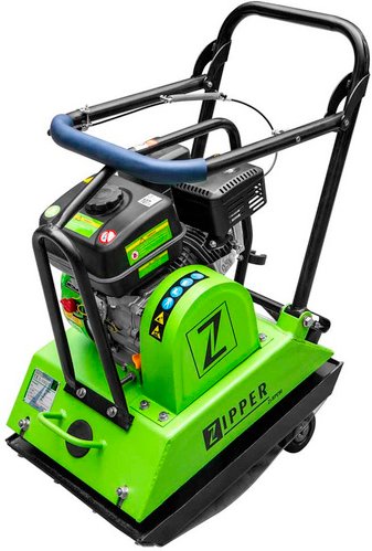 ZIPPER Rüttelplatte »ZI-RPE90«, Bleifreies Benzin, 4,1 kW - gruen